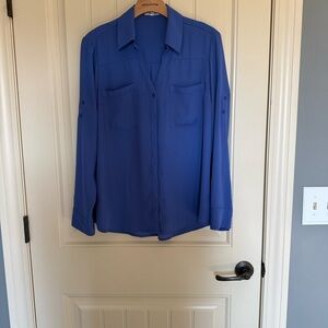 Express Cobalt Blue Portofino Shirt